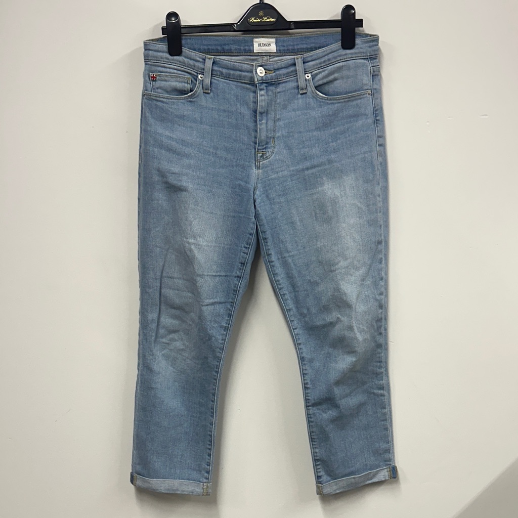 Hudson Jeans Women's Light Blue Cropped Denim 30